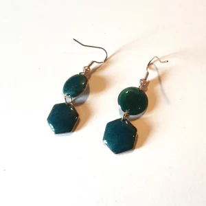 Boucles d'oreilles résine UV