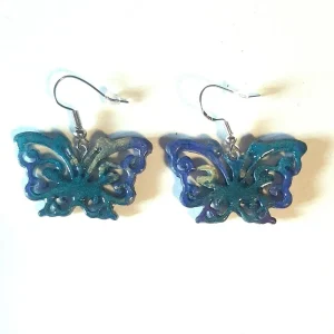 boucles d'oreilles papillon
