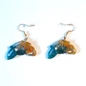 boucles d'oreilles papillon