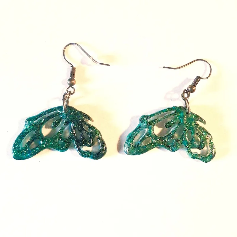 boucles d'oreilles ailes de papillon