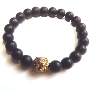 Bracelet obsidienne