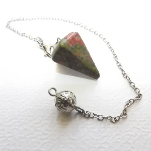 pendule divinatoire unakite