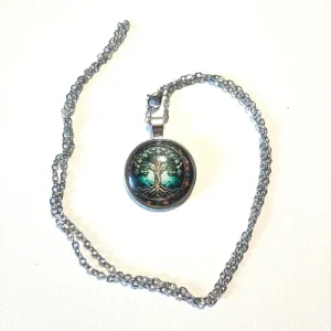 pendentif arbre de vie vert