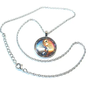 Pendentif Yin Yang Arbre de Vie