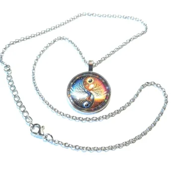 Pendentif Yin Yang Arbre de Vie