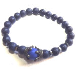 bracelet lapis lazuli naturel