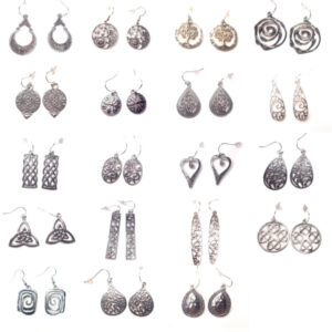 boucles oreilles celtiques argent filigrane