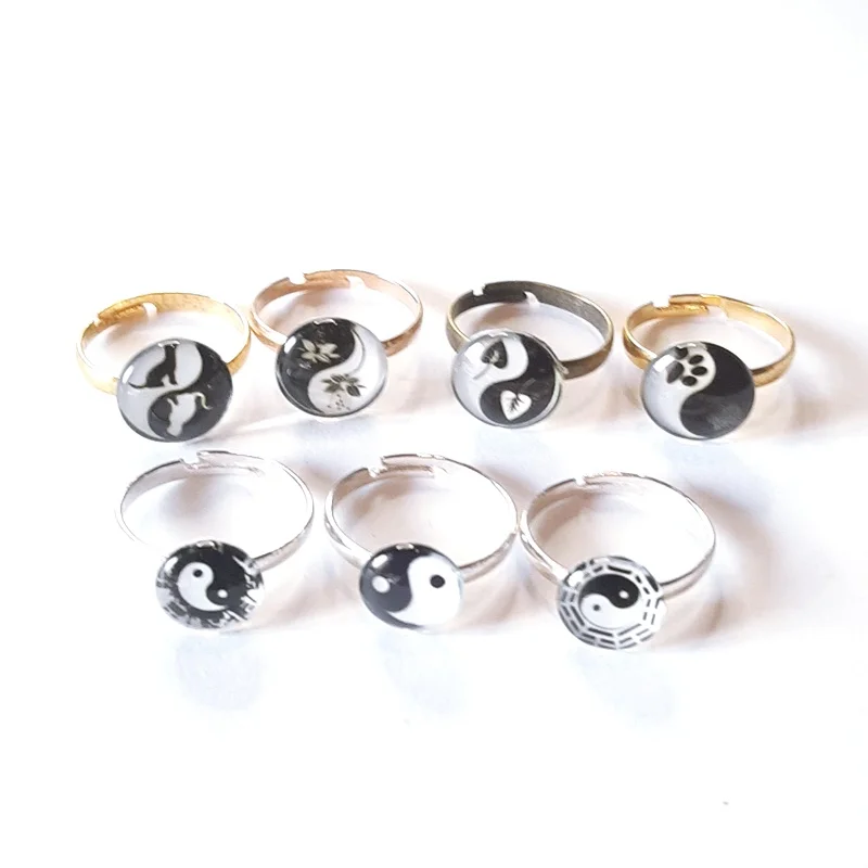 mini bague Yin Yang